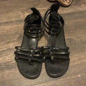 Women’s Size 9 Black Gladiator Sandals
